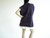 Vintage 1980's Christian Dior Purple Marl Slouchy Sweater