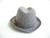 Vintage Red, Blue & White Plaid Fedora Hat