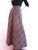 Vintage 1960/70 Green Plaid Maxi Skirt