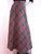Vintage 1960/70 Green Plaid Maxi Skirt