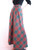 Vintage 1960/70 Green Plaid Maxi Skirt