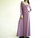 Vintage 1970's Eva Gabor Lilac Maxi Dress