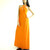 1970s Orange Maxi Dress