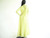 Vintage 1970's Yellow Knit Long sleeve Maxi Dress