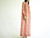 Vintage 1970's Treacy Lowe Peach Silk Boho Maxi Dress