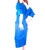 Vintage 1980's Blue Nicole Miller Dress