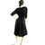 Vintage 1950's R & K Originals Black Wiggle Dress