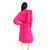 Vintage 1980's Diane Von Furstenberg Pink Silk Dress