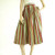 Vintage 1950's Woven Stripe Circle Skirt