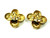 Vintage four leaf clover earrings