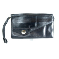 Black Envelope Clutch Bag