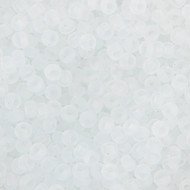 Miyuki Round Seed Bead Size 11/0 Crystal Transparent Matte SB 0131F(51414)