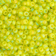 Miyuki Round Seed Bead Size 11/0 Chartreuse Transparent AB Matte SB 0143FR(51433)