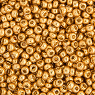 Miyuki Round Seed Bead Size 11/0 Gold Galvanized SB 1052V(51572)