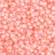 Miyuki Round Seed Bead Size 11/0 Crystal Baby Pink Lined Semi-Frosted SB 1934(51576)