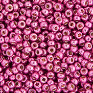 Miyuki Round Seed Bead Size 11/0 Hot Pink Galvanized Duracoat SB 4210(51597)