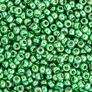 Miyuki Round Seed Bead Size 11/0 Dark Mint Green Galvanized Duracoat SB 4214(51599)