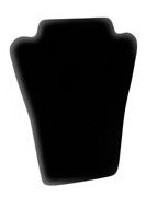 Display - Necklace Stand Black Velvet 8.5" x 6.5"(52467)