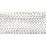 Griffin Silk Thread White Size 3 0.50mm 2 meter card(21359)