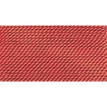 Griffin Silk Thread Coral Size 1 0.35mm 2 meter card(21725)