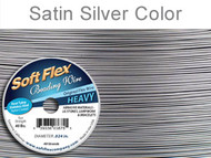 Soft Flex Beading Wire Clear Heavy/ .024 Dia. 49 Strand 100 foot spool - each(6886)