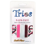 Soft Flex Trios Beading Wire Romance Medium/ .019 dia. Quartz/ Rhodocrosite/ Garnet 3x10 foot pack - each(6913)