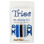 Soft Flex Trios Beading Wire Serenity Medium/ .019 dia. Tanzanite/ Lapis/ Blue Topaz 3x10 foot pack - each(6917)