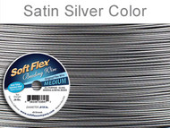 Soft Flex Beading Wire Clear Medium/ .019 Dia. 49 Strand 1000ft spool - each (38885)