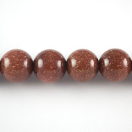 Goldstone 3mm Round Beads - by the strand(3236)