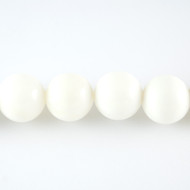 Mother of Pearl 4mm Round Beads - by the strand(24505)