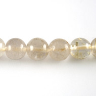 Rutilated Quartz 6mm Round Bead - by the strand(21445)