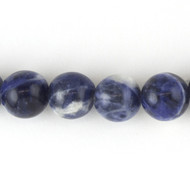 Sodalite 8mm Smooth Round Beads - by the strand(3273)