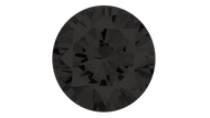 Cubic Zirconia Black Round Brilliant Cut 4mm(51869)