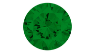 Cubic Zirconia Green Round Brilliant Cut 4mm(51883)