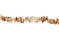 Rutilated Quartz Bead Chips 16" -  by the strand(3176)