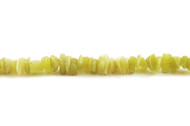 Olive Stone Bead Chips 16" -  by the strand(24324)