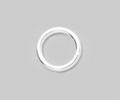 Sterling Silver 21ga 4mm OD Jump Ring Closed 100 pieces(40220)