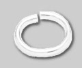3x4mm Open Jump Ring Sterling Silver - 100 pcs (30251)