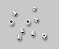 Sterling Silver 1x1mm Crimp Bead 100 pieces(22501)