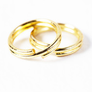 Gold Filled Split Ring 5mm - 50 pieces(22235)