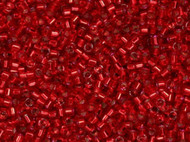 Miyuki Delica Seed Bead size 11/0 Red Silver Lined-Dyed DB 0602(56051)
