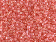 Miyuki Delica Seed Bead size 11/0 Rose/Pink AB Lined Dyed DB 0070(56012)