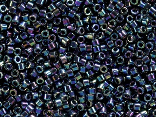 DB-11-1569 5 grams Miyuki® Delica Japanese Glass Seed Beads Opaque Cianide Luster size: 11/0