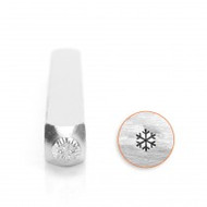 ImpressArt 3mm Metal Design Stamp Snowflake Small - each (56319)