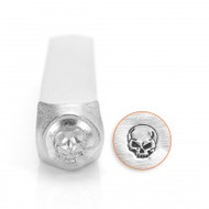 ImpressArt 6mm Metal Design Stamp Angry Skull - each(41314)