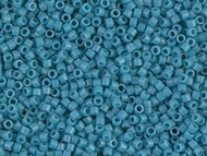 Miyuki Delica Seed Bead size 11/0 Capri Blue Opaque Matte Dyed DB 0798(56506)
