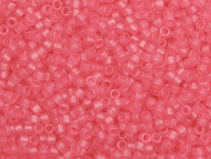 Miyuki Delica Seed Bead size 11/0 Pink Bubblegum Transparent Matte Dyed DB 0780(56504)