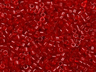 Miyuki Delica Seed Bead size 11/0 Red Transparent Matte Dyed DB 0774