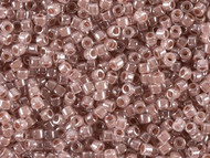 Miyuki Delica Seed Bead size 11/0  Crystal Taupe Ceylon Lined-Dyed DB 0256(56911)