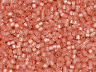 Miyuki Delica Seed Bead size 11/0 Peach Alabaster Opal Silver Lined-Dyed DB 0622	(56915)